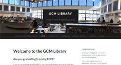 Desktop Screenshot of gcmhslibrary.com